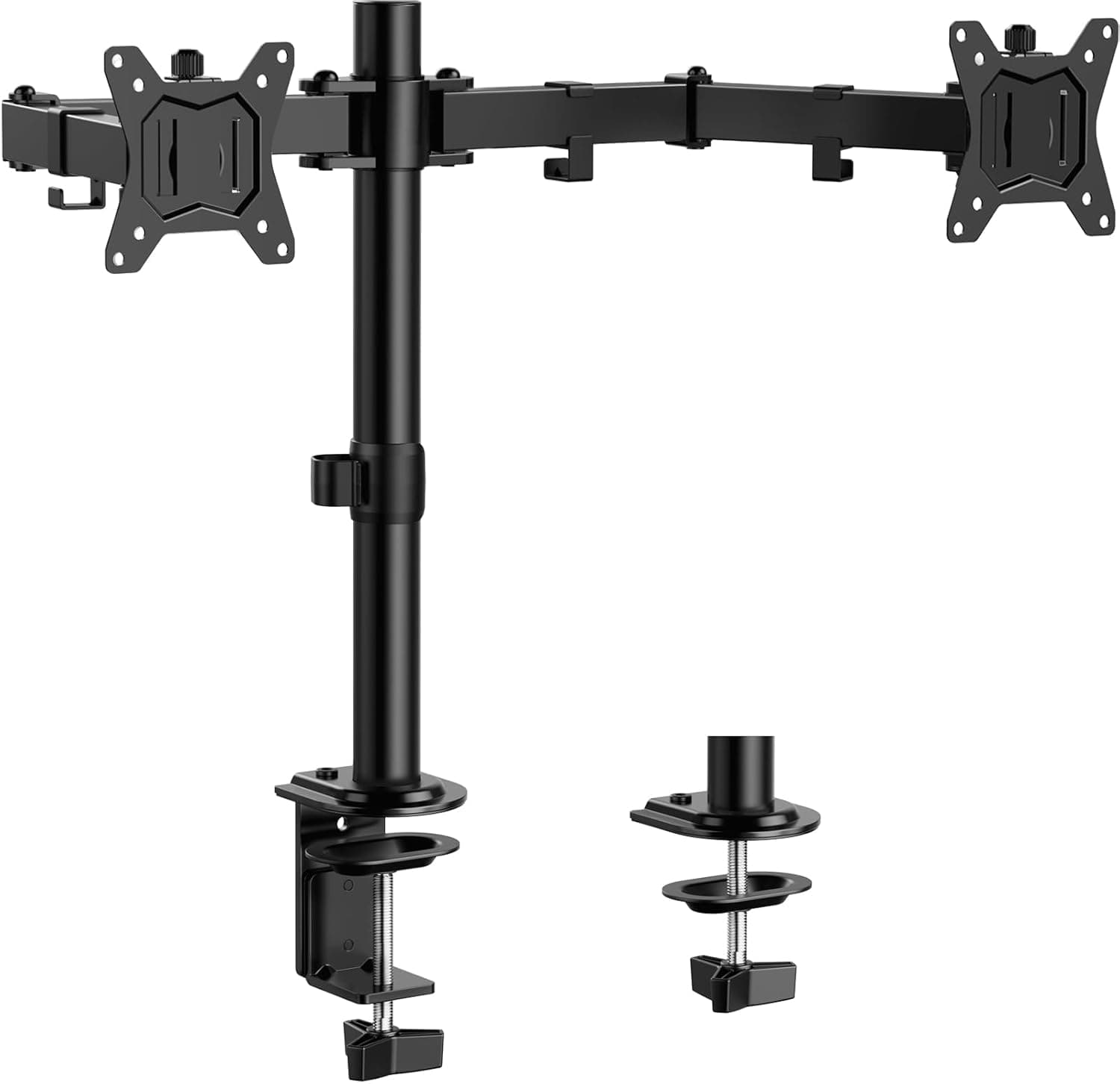 ErGear Dual Monitor Desk Mount, Fully Adjustable Dual Monitor Arm for 2 Computer Screens up to 32 inch, Heavy Duty Dual Monitor Stand for Desk, Holds up to 17.6 lbs per Arm, EGCM1