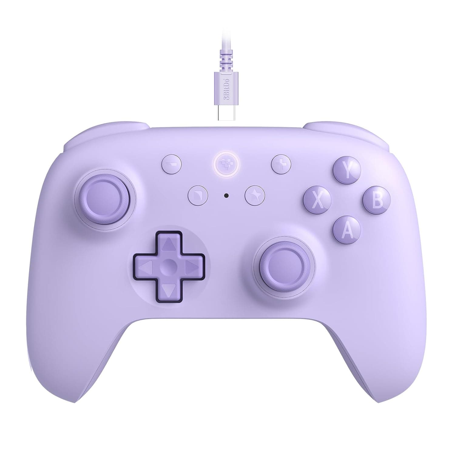 8BitDo Ultimate 2C Wired Controller for Windows PC and Android, with 1000Hz Polling Rate, Hall Effect Joysticks and Hall Triggers, and Remappable L4/R4 Bumpers (Purple)