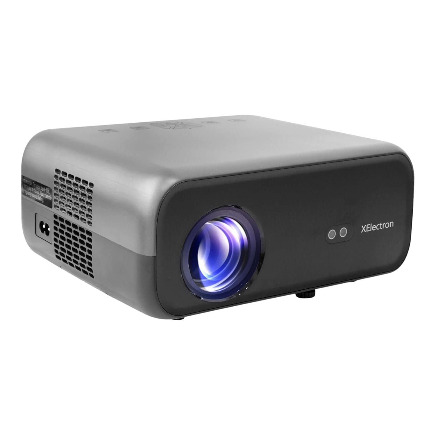 XElectron Android 12 C9 Plus Full HD Resolution 4K Support Smart Projector | 635 cm Screen | 12600 Lumen | Auto Focus, Auto Keystone, Screen Mirroring, WiFi, Bluetooth, 1080p Native