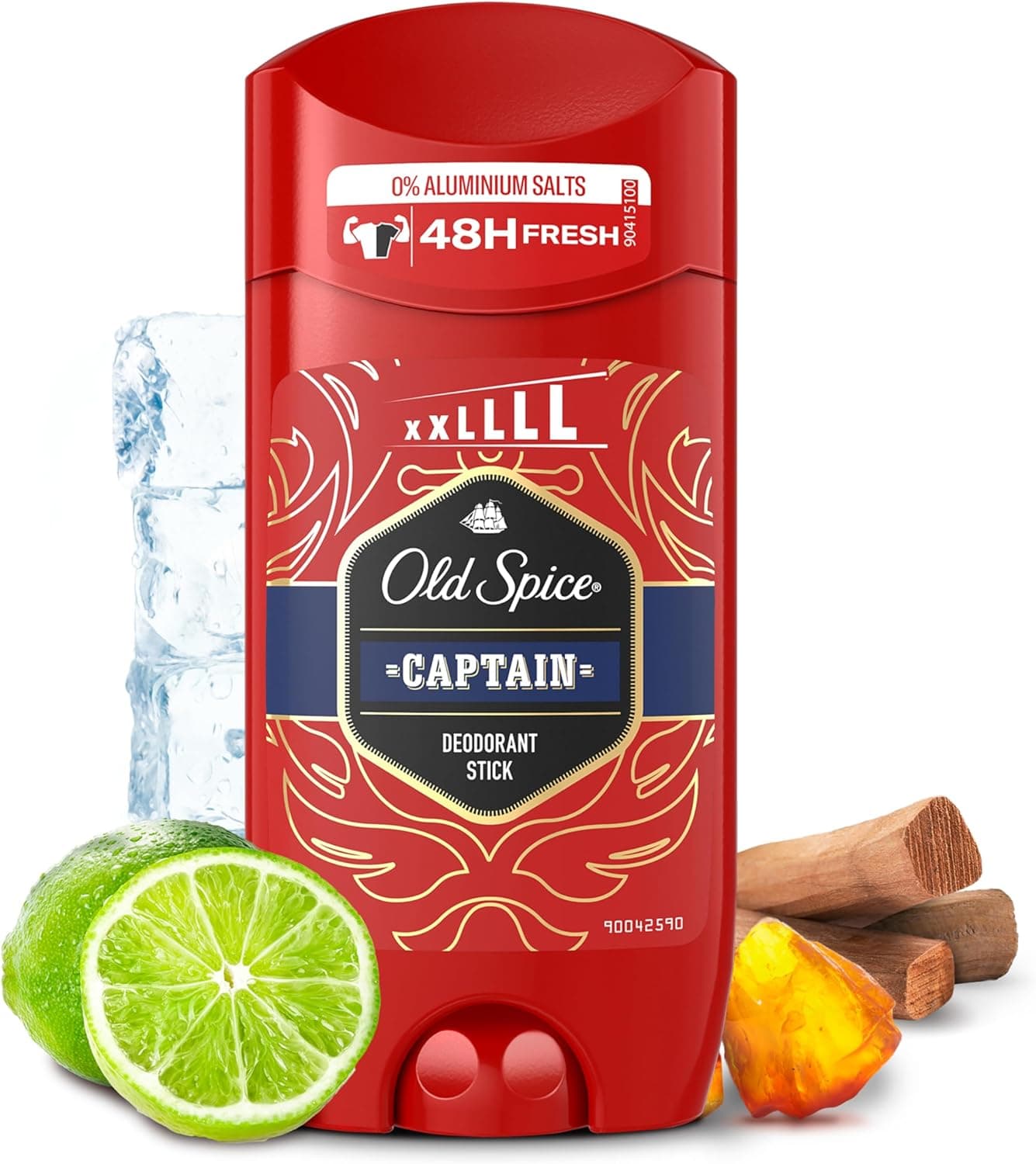 Old Spice Captain Men's Deodorant Stick 85ml, 24/7 Fressshhh With Daily Use, Long Lasting Perfume Quality Scent, Odour Protection, 0 percent Aluminium Salts, Invisible On Black & White